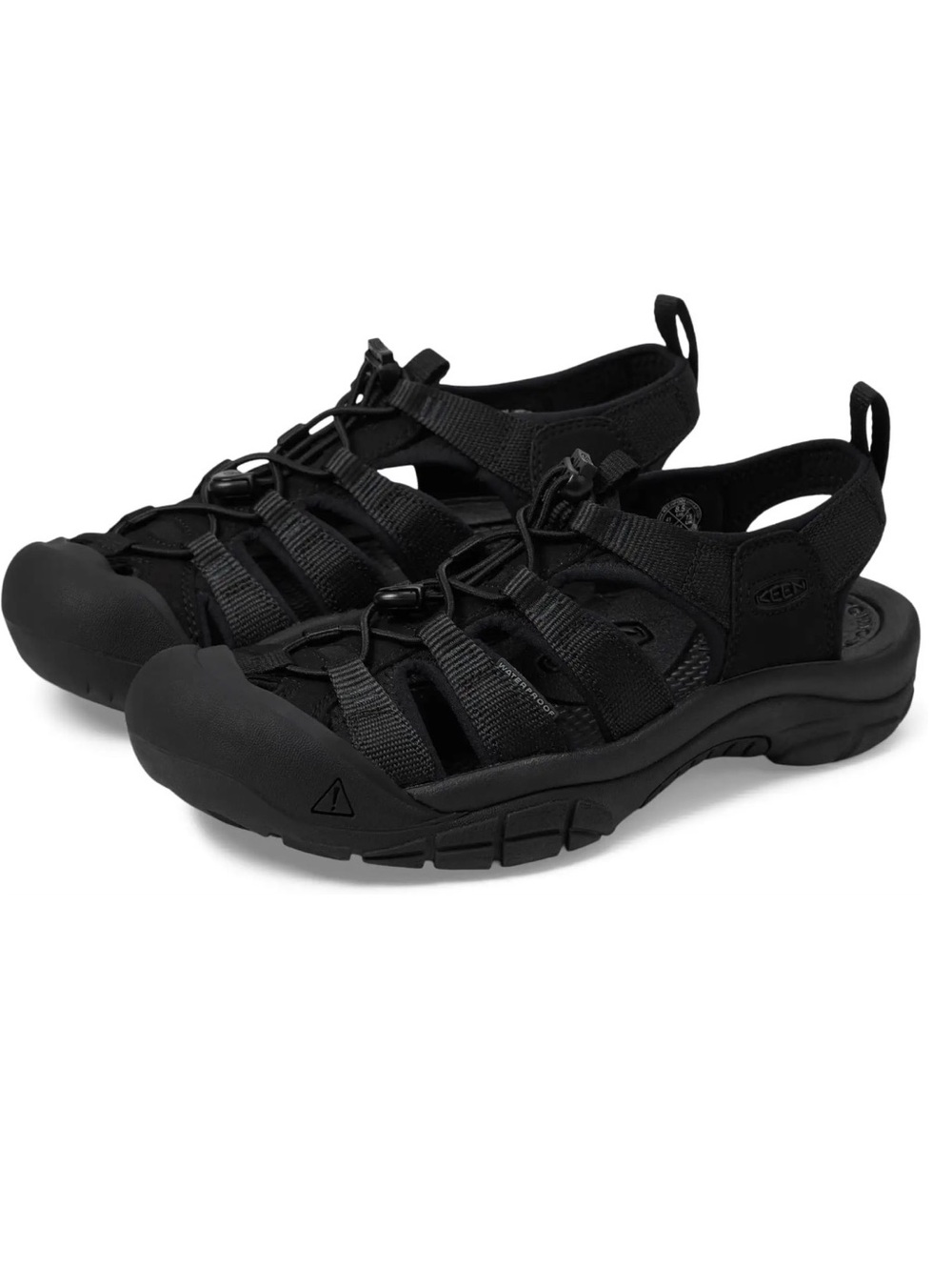 Keen NWOT Men's Newport H2 Closed Toe Black Sandals Size 10